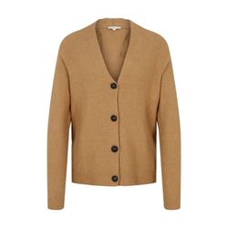 Tom Tailor Cardigan with ribbed structure - beige (30263)