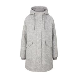 Tom Tailor Structured hooded coat - gray (30285)