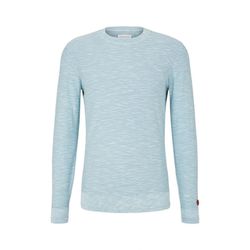 Tom Tailor Washed knit pullover - blue (26298)