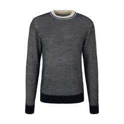 Tom Tailor Knitted sweater with a fine texture - white (30667)