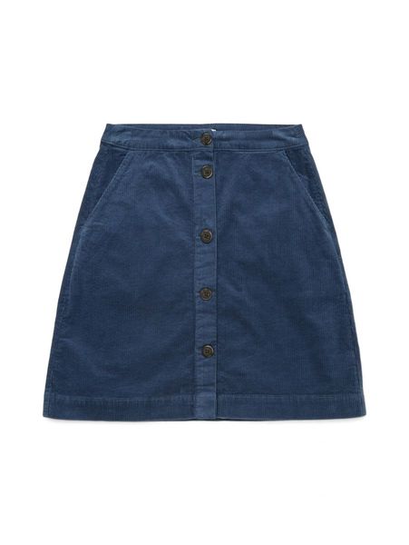 Blue shop corduroy skirt