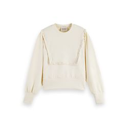 Scotch & Soda Raglan sweatshirt with fringes - white (402)