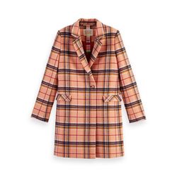 Scotch & Soda Classic wool blend tailored coat - pink (5415)
