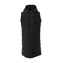 comma CI Long quilted body warmer with a hood - black (9999)