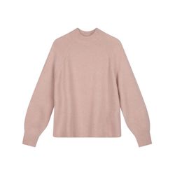 Esqualo Sweater with a stand-up collar - pink (422)