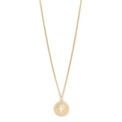 Pilgrim Coin pendant necklace - Elin - gold (GOLD)