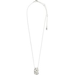 Pilgrim Pendant necklace - Peace - gray (SILVER)