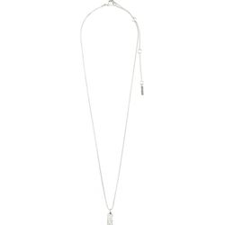 Pilgrim Halskette mit Kristallanhänger - Freedom - grau (SILVER)