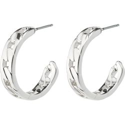 Pilgrim Half hoop earrings - Hope - silver (SILVER)