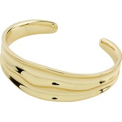 Pilgrim Wavy bangle bracelet - Dreams - gold (GOLD)