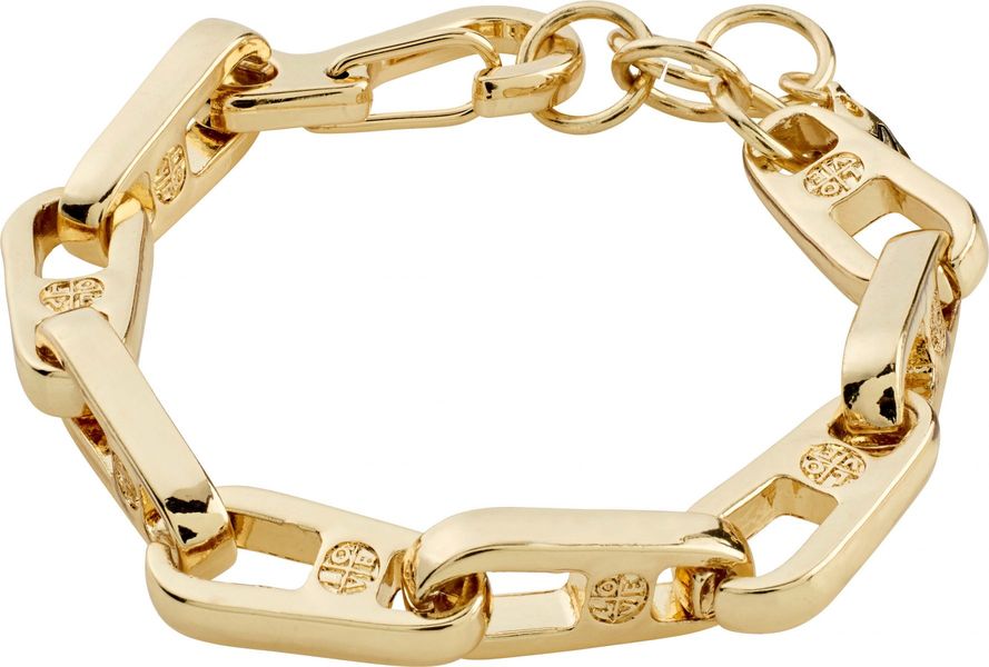 Pilgrim Chain bracelet - Love - gold (GOLD)