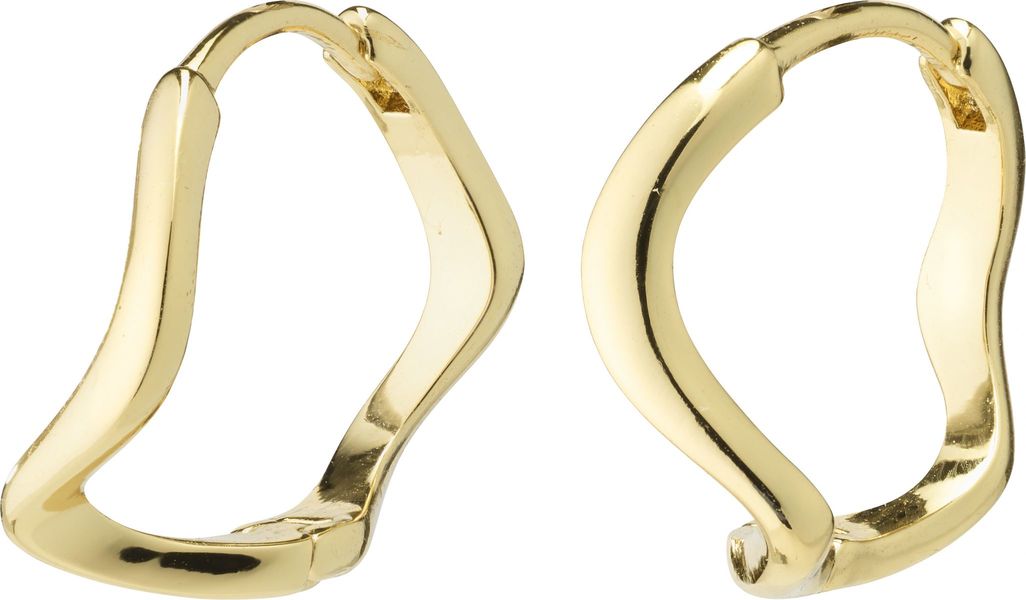 Pilgrim Hoop earrings - Alberte - gold (GOLD)