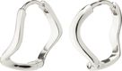Pilgrim Hoop earrings - Alberte - silver (SILVER)
