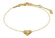 Pilgrim Heart pendant bracelet - Sophia - gold (GOLD)