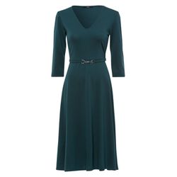 Zero Jersey dress with belt - green (5025)