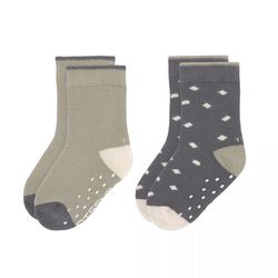 Lässig Anti-slip socks (pack of 2) - green (Anthracite)