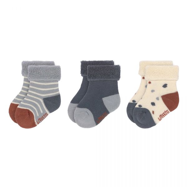 Lässig Socks (3 pack) - gray/blue/beige (Bleu)