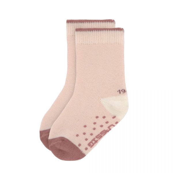 Lässig Antirutsch-Socken (2er-Pack) - pink/beige (Ecru)