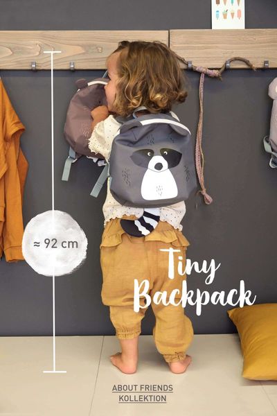 Lässig Raccoon backpack - gray (00)