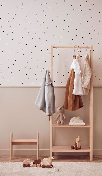 Kids Concept Clothing rack for kids - beige (00)