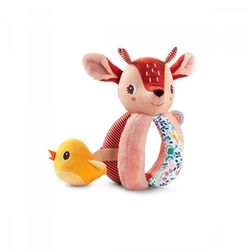 Lilliputiens Rattle with handles - Stella the fawn - brown (00)