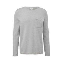 Q/S designed by Sweater with rolled hem - gray (9400)