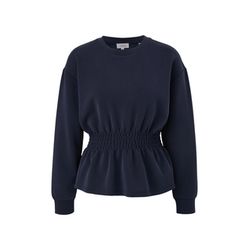 s.Oliver Red Label Sweatshirt with smocked detail - blue (5959)