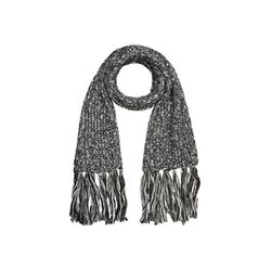 s.Oliver Red Label Knitted scarf in cotton mix - black (99X9)