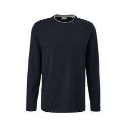 s.Oliver Red Label Longsleeve mit Layering - blau (5930)