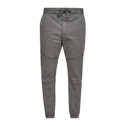 Q/S designed by Regular: Jog pants made of twill - gray (9802)