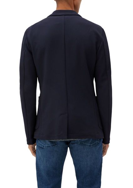s.Oliver Red Label Blazer with piqué structure  - blue (59M1)