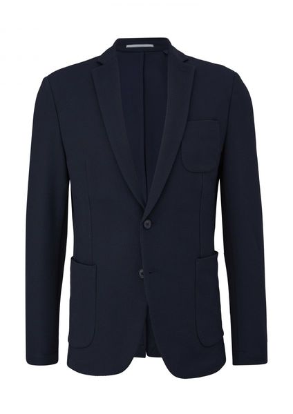 s.Oliver Red Label Blazer with piqué structure  - blue (59M1)