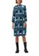 s.Oliver Black Label Dress with allover pattern - blue (58A7)