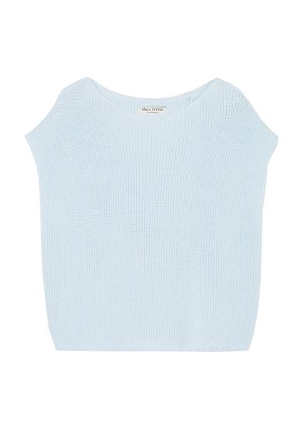 Marc O'Polo Sleeveless oversize sweater - blue (805)