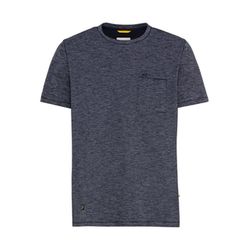 Camel active T-shirt with fine stripe pattern - blue (47)