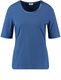 Gerry Weber Collection Half sleeve shirt with satin detail - blue (80923)