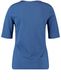 Gerry Weber Collection T-shirt à manches courtes avec détail en satin - bleu (80923)