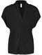 Gerry Weber Edition Short sleeve shirt with overcut shoulders - black (11000)