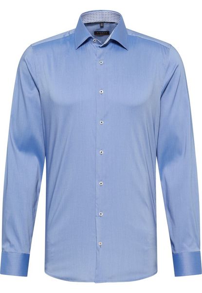 Eterna Slim Fit : chemise - bleu (15)