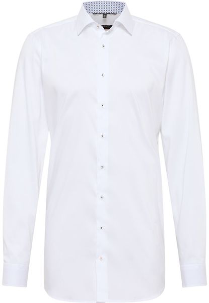 Eterna Slim Fit : shirt - white (00)