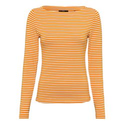Zero Long-sleeved t-shirt with U-neck - white/orange (3811)