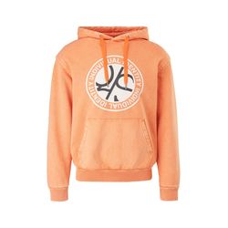 Q/S designed by Hooded sweatshirt with a front print - orange (23D0)