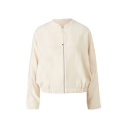 s.Oliver Black Label Bomber jacket with a twill texture - white/yellow (1027)