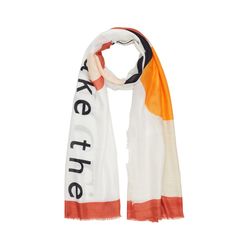 s.Oliver Red Label Scarf with an all-over print - beige (02D7)