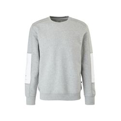 Q/S designed by Sweat-shirt à détails contrastants - gris (94D0)