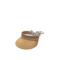 s.Oliver Red Label Visor cap in basket weave - brown/green (7299)