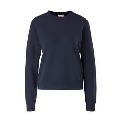 s.Oliver Red Label Cotton sweater with ribbed cuffs - blue (5959)