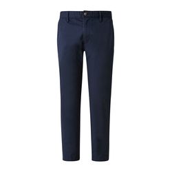 s.Oliver Red Label Slim fit: cotton twill chinos - Austin - blue (5978)