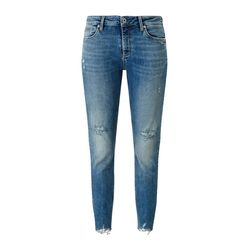 Q/S designed by Skinny: Skinny ankle leg-Jeans - blau (54Z4)