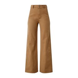 s.Oliver Red Label Regular: Wide leg-Jeans  - brun (85Z8)